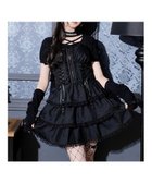 【ノエミ/NOEMIE】のコルセットレースアップティアードキャミワンピース 人気、トレンドファッション・服の通販 founy(ファニー) ファッション Fashion レディースファッション Fashion for Women ワンピース Dresses キャミソールワンピース Camisole Dresses カットソー Cut and Sewn Top ガーリー Girly, Feminine Style キャミワンピース Cami Dress, Slip Dress コルセット Corset, Bustier フロント Front, Front Design レース Lace, Lace Fabric thumbnail 黒|ID: prp329100004809793 ipo3291000000034907508