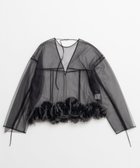 【メゾンスペシャル/MAISON SPECIAL】の2wayフラワーヘムチュールトップス 人気、トレンドファッション・服の通販 founy(ファニー) ファッション Fashion レディースファッション Fashion for Women トップス・カットソー Cut & Sew Tops グラフィック Graphic, Graphic Design スラックス Slacks, Dress Pants タンク Tank Top, Sleeveless Top チュール Tulip, Tulip Motif フリル Frill, Ruffle 夏 Summer 秋 Autumn thumbnail BLK|ID: prp329100004809802 ipo3291000000034907565