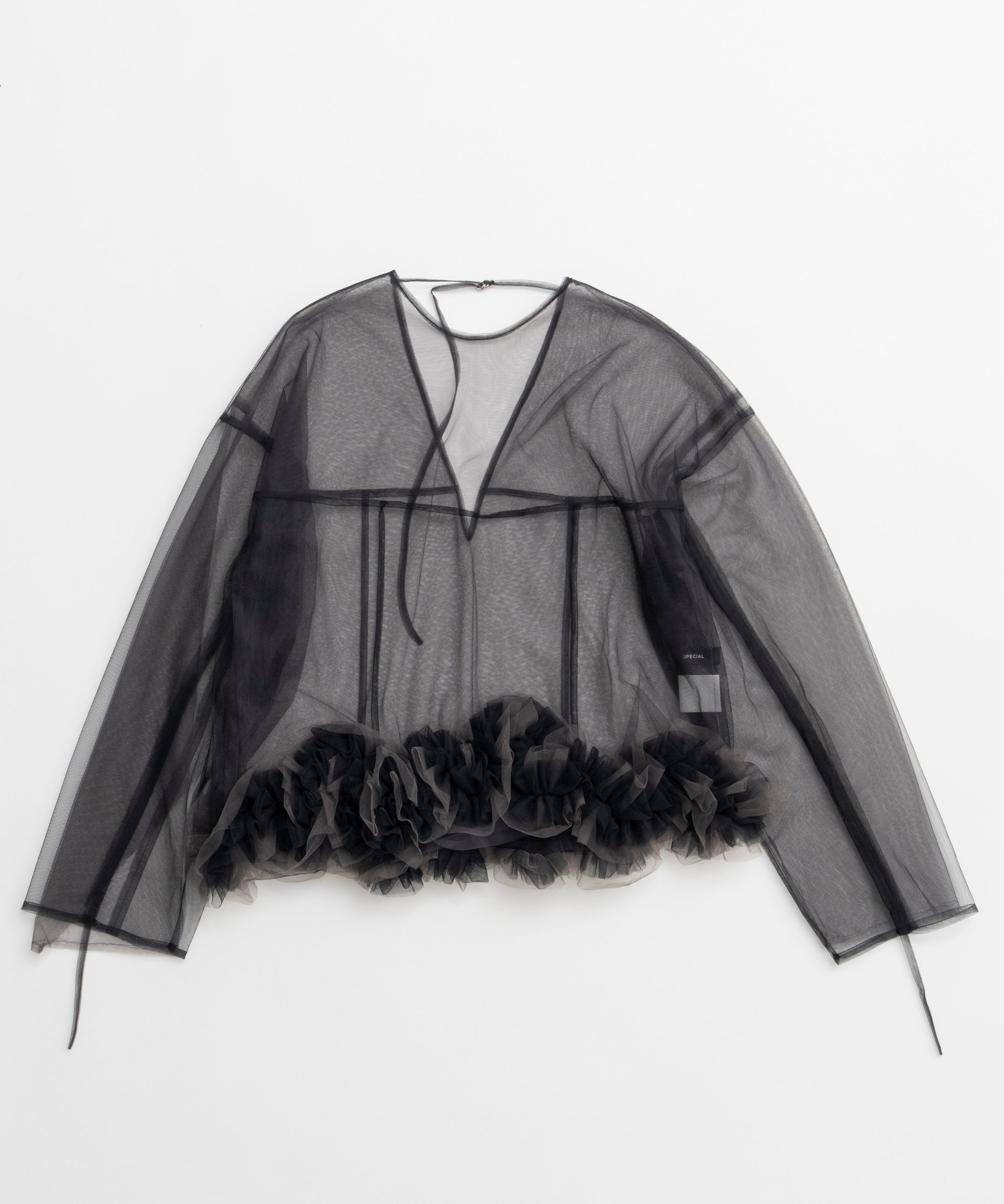 【メゾンスペシャル/MAISON SPECIAL】の2wayフラワーヘムチュールトップス インテリア・キッズ・メンズ・レディースファッション・服の通販 founy(ファニー) 　ファッション　Fashion　レディースファッション　Fashion for Women　トップス・カットソー　Cut & Sew Tops　グラフィック　Graphic, Graphic Design　スラックス　Slacks, Dress Pants　タンク　Tank Top, Sleeveless Top　チュール　Tulip, Tulip Motif　フリル　Frill, Ruffle　夏　Summer　秋　Autumn　BLK|ID: prp329100004809802 ipo3291000000034907565