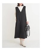 【ジェイ アンド シュプール/Re J&SUPURE】のSET Vネックジャンパースカート×配色メローハイネックインナー 人気、トレンドファッション・服の通販 founy(ファニー) ファッション Fashion レディースファッション Fashion for Women スカート Skirts アクセサリー Fashion Accessories インナー Innerwear カーディガン Cardigan, Knitwear ハイネック High Neck, Mock Neck ベーシック Basic, Essential ポケット Pocket, Pocket Detail thumbnail 黒|ID: prp329100004809811 ipo3291000000034907670