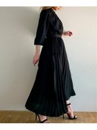 【ジュノア/JUNOAH】のパフスリーブウエストマークワンピース 人気、トレンドファッション・服の通販 founy(ファニー) ファッション Fashion レディースファッション Fashion for Women ワンピース Dresses thumbnail ブラック|ID: prp329100004809822 ipo3291000000034907794