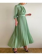 【ジュノア/JUNOAH】のパフスリーブウエストマークワンピース 人気、トレンドファッション・服の通販 founy(ファニー) ファッション Fashion レディースファッション Fashion for Women ワンピース Dresses thumbnail ミント|ID: prp329100004809822 ipo3291000000034907796