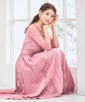 【ドレス/DRESS+】のワンピース ドレス レース袖 ミモレ丈 人気、トレンドファッション・服の通販 founy(ファニー) ファッション Fashion レディースファッション Fashion for Women ワンピース Dresses フォーマル・パーティードレス・結婚式用ドレス Elegant & Casual Dresses インナー Innerwear エレガント 上品 Elegant サテン Satin, Glossy Fabric ドレス Dress, One-Piece パープル Purple, Violet プリーツ Pleats, Pleated ランダム Random, Irregular レース Lace, Lace Fabric ロング Long, Long-Length 結婚式 Wedding 二次会 After Party |ID:prp329100004809824