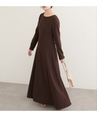 【ナチュラルクチュール/natural couture】のWEB限定/ osono 前後2WAYカットジョーゼットフレアワンピース ブラウン|ID: prp329100004809832 ipo3291000000035177675