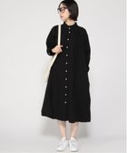【クラウドナイン/cloudnine】のcloudnine/ワンピース 人気、トレンドファッション・服の通販 founy(ファニー) ファッション Fashion レディースファッション Fashion for Women ワンピース Dresses インディゴ Indigo Denim センター Center, Center Line thumbnail ブラック|ID: prp329100004809834 ipo3291000000034907923