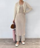 【エディット フォー ルル/edit.for LuLu】のキュプラシフォンランジェリードレス 人気、トレンドファッション・服の通販 founy(ファニー) ファッション Fashion レディースファッション Fashion for Women ワンピース Dresses フォーマル・パーティードレス・結婚式用ドレス Elegant & Casual Dresses カッティング Cutting Detail キュプラ Cupro, Eco Fabric シフォン Chiffon, Lightweight Fabric スマート Smart, Elegant ドット Polka Dot, Dot Pattern フィット Fit, Slim Fit フラワー Flower, Floral フランス France, French プリント Print, Printed Pattern レース Lace, Lace Fabric ローズ Rose, Rose Motif 再入荷 Restock / Back in Stock おすすめ Recommended / Our Picks 2025年 2025 2025春夏・S/S Spring/Summer 2025 SS25 thumbnail ピンク|ID: prp329100004809843 ipo3291000000034907988