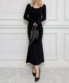 【ロイヤルパーティー/ROYAL PARTY】のスパンコールニットタイトワンピース 人気、トレンドファッション・服の通販 founy(ファニー) ファッション Fashion レディースファッション Fashion for Women ワンピース Dresses エレガント 上品 Elegant スパンコール Sequins, Sequin Embellishment デコルテ Décolleté, Neckline フォルム Silhouette, Form マーメイド Mermaid, Fishtail Silhouette ラップ Wrap, Wrap Design thumbnail ブラック|ID: prp329100004809852 ipo3291000000034908017