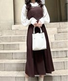 【ジュノア/JUNOAH】の切り替えデザインクロスキャミワンピース 人気、トレンドファッション・服の通販 founy(ファニー) ファッション Fashion レディースファッション Fashion for Women ワンピース Dresses キャミソールワンピース Camisole Dresses thumbnail ブラウン|ID: prp329100004809855 ipo3291000000034908041