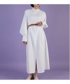 【アイモハ/aimoha】のaimoha/ニュアンスカラースタンドカラーワンピース ホワイト系その他|ID: prp329100004809856 ipo3291000000035153667