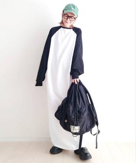 【コーナーズ/CORNERS】の【CORNERS by yui】ラグランTシャツワンピース 人気、トレンドファッション・服の通販 founy(ファニー) ファッション Fashion レディースファッション Fashion for Women ワンピース Dresses シャツワンピース / 1枚で着映えコーデ Shirt Dresses 定番 Standard, Basic Item ロング Long, Long-Length |ID:prp329100004809857