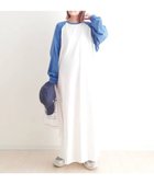 【コーナーズ/CORNERS】の【CORNERS by yui】ラグランTシャツワンピース 人気、トレンドファッション・服の通販 founy(ファニー) ファッション Fashion レディースファッション Fashion for Women ワンピース Dresses シャツワンピース / 1枚で着映えコーデ Shirt Dresses 定番 Standard, Basic Item ロング Long, Long-Length thumbnail ブルー|ID: prp329100004809857 ipo3291000000034908071
