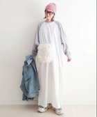 【コーナーズ/CORNERS】の【CORNERS by yui】ラグランTシャツワンピース 人気、トレンドファッション・服の通販 founy(ファニー) ファッション Fashion レディースファッション Fashion for Women ワンピース Dresses シャツワンピース / 1枚で着映えコーデ Shirt Dresses 定番 Standard, Basic Item ロング Long, Long-Length thumbnail グレー|ID: prp329100004809857 ipo3291000000034908073
