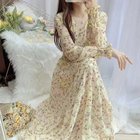 【ミニミニストア/miniministore】のウエストシャーリング花柄ロングワンピース ベージュ|ID: prp329100004809860 ipo3291000000035127570