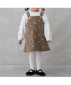 【ナルミヤ オンライン/NARUMIYA ONELINE / KIDS】のハート刺しゅうコーデュロイジャンスカ 人気、トレンドファッション・服の通販 founy(ファニー) ファッション Fashion キッズファッション Fashion for Kids なめらか Smooth, Silky Texture コーデュロイ Corduroy, Cord Fabric ショルダー Shoulder, Shoulder Strap ポケット Pocket, Pocket Detail thumbnail 茶|ID: prp329100004810108 ipo3291000000034912158