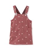 【ナルミヤ オンライン/NARUMIYA ONELINE / KIDS】のハート刺しゅうコーデュロイジャンスカ 人気、トレンドファッション・服の通販 founy(ファニー) ファッション Fashion キッズファッション Fashion for Kids なめらか Smooth, Silky Texture コーデュロイ Corduroy, Cord Fabric ショルダー Shoulder, Shoulder Strap ポケット Pocket, Pocket Detail thumbnail ピンク|ID: prp329100004810108 ipo3291000000034912162