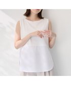 【エニー/ANY】のラウンドヘムコンビインナー 人気、トレンドファッション・服の通販 founy(ファニー) ファッション Fashion レディースファッション Fashion for Women インナー Innerwear カットソー Cut and Sewn Top ジャケット Jacket, Outerwear トレンド Trend, Trending Now ベスト Vest, Waistcoat 再入荷 Restock / Back in Stock thumbnail オフ×オフ[101]|ID: prp329100004810112 ipo3291000000034912241