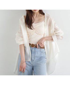 【プロポーション ボディドレッシング/PROPORTION BODY DRESSING】のレースカップ付キャミ 人気、トレンドファッション・服の通販 founy(ファニー) ファッション Fashion レディースファッション Fashion for Women トップス・カットソー Cut & Sew Tops キャミソール&ノースリーブ Camisoles & Sleeveless Tops インナー Innerwear キャミ Camisole, Cami Top ギャザー Gathered, Ruffled ジャケット Jacket, Outerwear ストレッチ Stretch, Stretchy Fabric フロント Front, Front Design レース Lace, Lace Fabric |ID:prp329100004810120