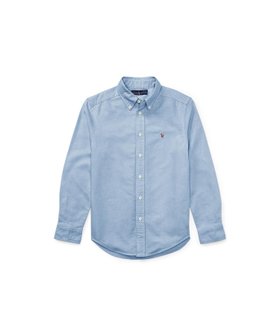 【ラルフローレン/RALPH LAUREN / KIDS】の(ボーイズ 8才~20才)コットン オックスフォード シャツ 人気、トレンドファッション・服の通販 founy(ファニー) ファッション Fashion キッズファッション Fashion for Kids カフス Cuff Design ダウン Down, Puffer プリーツ Pleats, Pleated ボックス Boxy, Box Shape ボーイズ Boyish, Boy Style ヨーク Yoke, Yoke Design 定番 Standard, Basic Item 長袖 Long Sleeve, Full Sleeve |ID:prp329100004810124