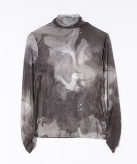 【アイモハ/aimoha】のaimoha -select-/アート配色透け感カットソー 人気、トレンドファッション・服の通販 founy(ファニー) ファッション Fashion レディースファッション Fashion for Women トップス・カットソー Cut & Sew Tops カットソー・ベーシックTシャツ Cut-and-Sewn Tops / Stretch Tees & Basics カットソー Cut and Sewn Top シアー Sheer, See-Through |ID:prp329100004810130