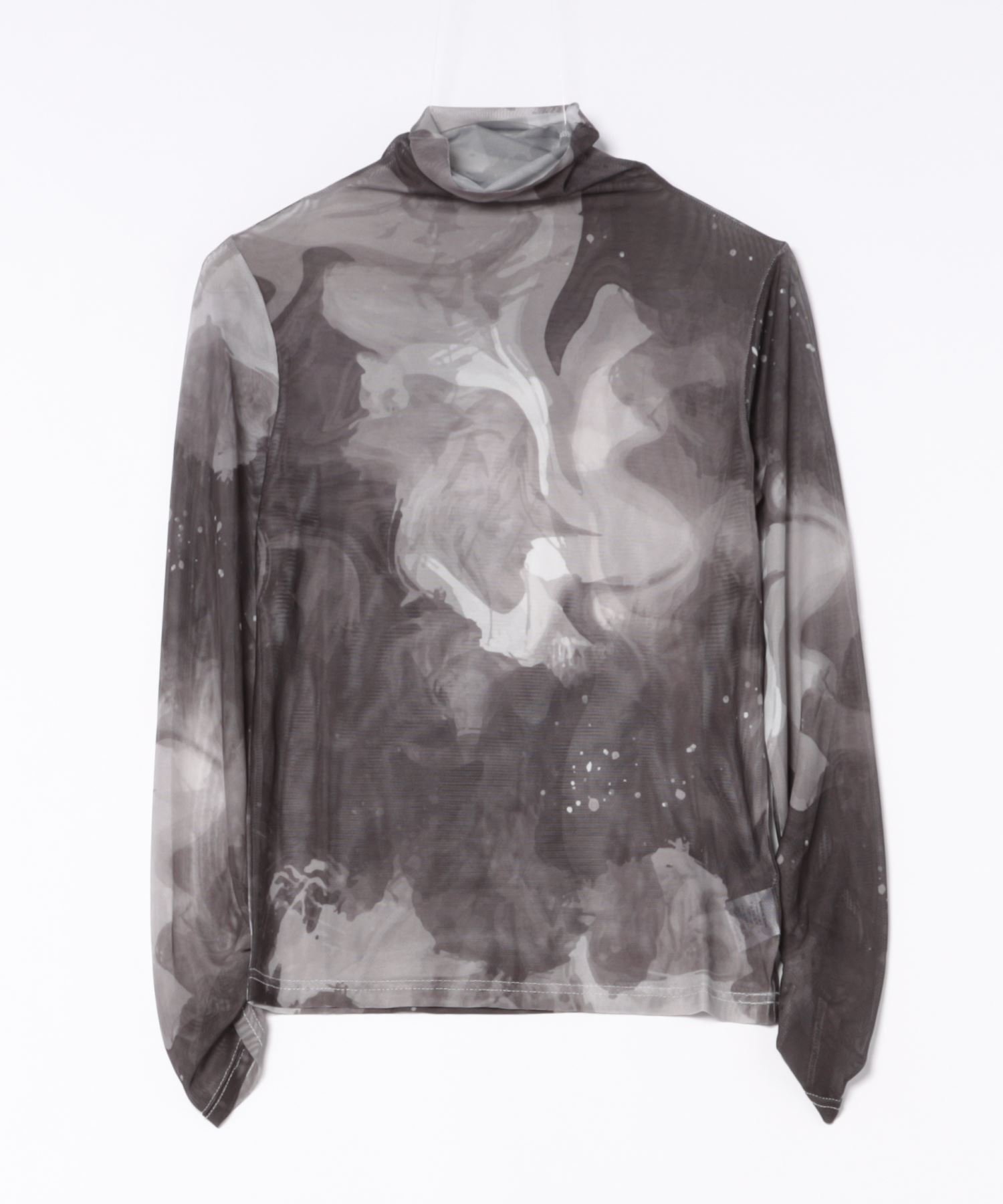 【アイモハ/aimoha】のaimoha -select-/アート配色透け感カットソー 人気、トレンドファッション・服の通販 founy(ファニー) ファッション Fashion レディースファッション Fashion for Women トップス・カットソー Cut & Sew Tops カットソー・ベーシックTシャツ Cut-and-Sewn Tops / Stretch Tees & Basics カットソー Cut and Sewn Top シアー Sheer, See-Through other-1|ID: prp329100004810130 ipo3291000000034912349