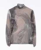 【アイモハ/aimoha】のaimoha -select-/アート配色透け感カットソー 人気、トレンドファッション・服の通販 founy(ファニー) ファッション Fashion レディースファッション Fashion for Women トップス・カットソー Cut & Sew Tops カットソー・ベーシックTシャツ Cut-and-Sewn Tops / Stretch Tees & Basics カットソー Cut and Sewn Top シアー Sheer, See-Through thumbnail ベージュ|ID: prp329100004810130 ipo3291000000034912352