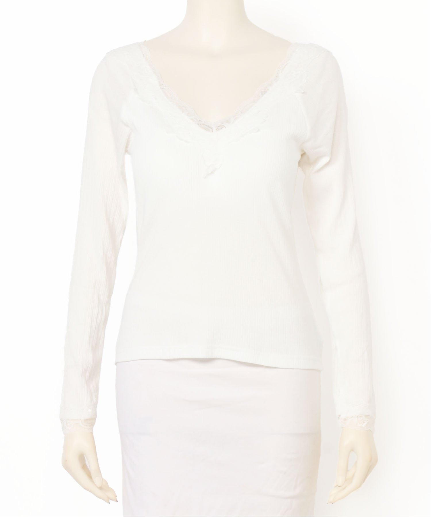 【リップサービス/LIP SERVICE】のLIP SERVICE/2way warm ヒートインナー インテリア・キッズ・メンズ・レディースファッション・服の通販 founy(ファニー) ファッション Fashion レディースファッション Fashion for Women インナー Innerwear フィット Fit, Slim Fit レース Lace, Lace Fabric ホワイト|ID: prp329100004810176 ipo3291000000034912726