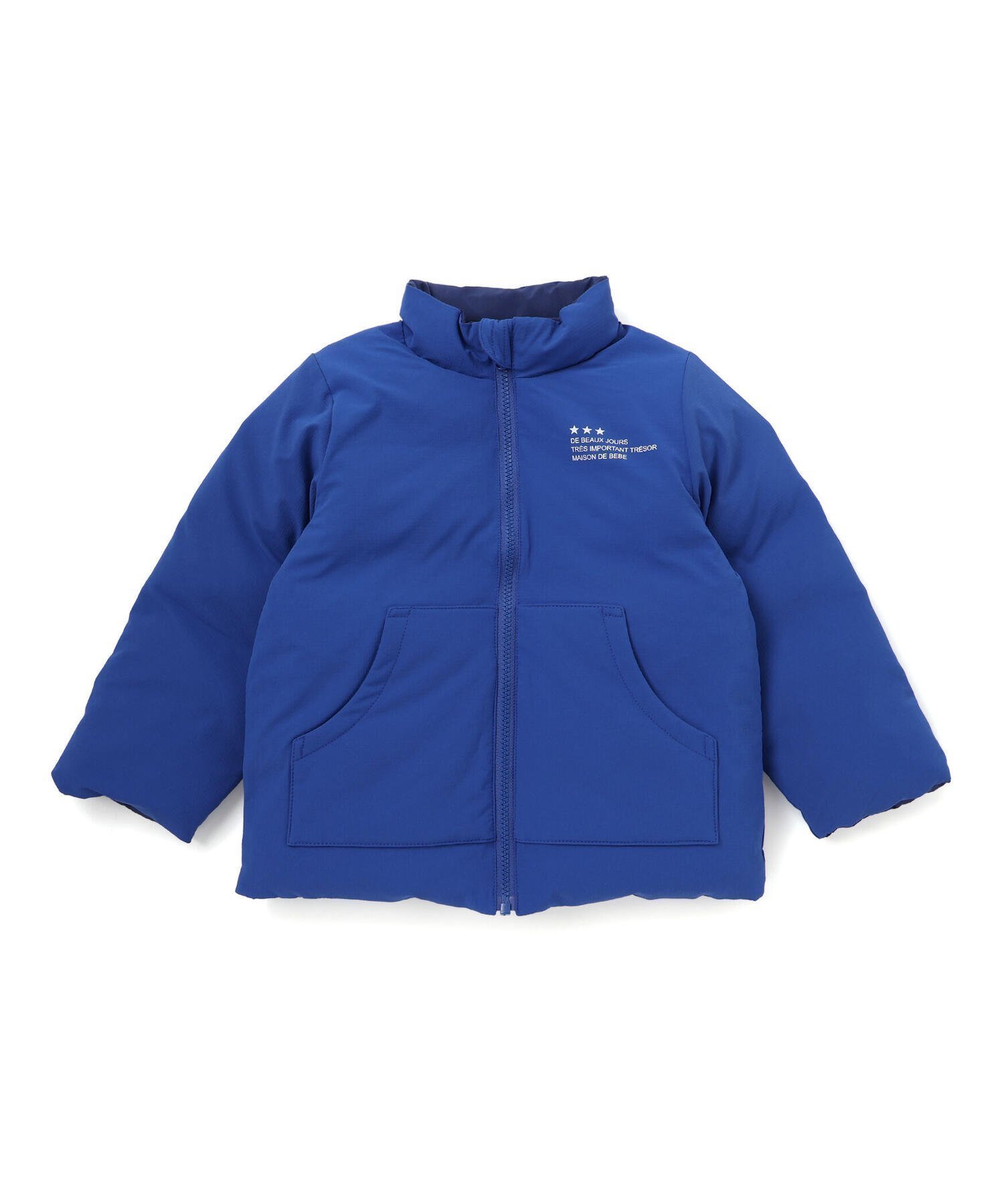 【ベベ オンライン ストア/BEBE ONLINE STORE / KIDS】の【撥水】リップストップ*タフタリバーシブル中綿ブルゾン(90~150cm) インテリア・キッズ・メンズ・レディースファッション・服の通販 founy(ファニー) ファッション Fashion キッズファッション Fashion for Kids コレクション Collection, Seasonal Line シンプル Simple, Minimal スポーティ Sporty, Casual Athletic タフタ Taffeta, Structured Fabric ハイネック High Neck, Mock Neck フラット Flat, Flat Shoes ブルゾン Blouson, Bomber Jacket プリント Print, Printed Pattern ベーシック Basic, Essential 防寒 Cold Protection, Winter-Ready リップ Lip, Lip Motif リバーシブル Reversible, Two-Sided ワンポイント One Point, Statement Accent A/W・秋冬 Autumn/Winter 2025年 2025 2025-2026秋冬・A/W Autumn/Winter 2025–26 AW25–26 ブルー|ID: prp329100004810177 ipo3291000000034912740