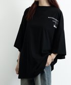 【ミニミニストア/miniministore】のオーバーサイズ 英文字ロゴ 半袖Tシャツ ブラック|ID: prp329100004810195 ipo3291000000034912970