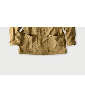 【フォーティファイブ アール/45R】のダック落書きプリントの908カバーオール 人気、トレンドファッション・服の通販 founy(ファニー) ファッション Fashion レディースファッション Fashion for Women シンプル Simple, Minimal ジャケット Jacket, Outerwear ビンテージ Vintage, Retro Style プリント Print, Printed Pattern ボックス Boxy, Box Shape |ID:prp329100004810215