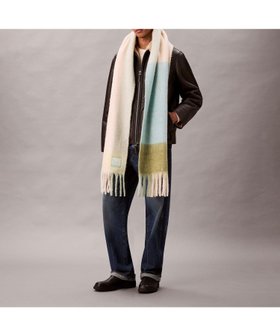 【カルバンクライン/Calvin Klein】の【公式ショップ】 カルバンクライン マフラー - チェックニットスカーフ Calvin Klein Jeans Accessory 4D8070G 人気、トレンドファッション・服の通販 founy(ファニー) ファッション Fashion レディースファッション Fashion for Women トップス・カットソー Cut & Sew Tops ニット Knit Tops & Sweaters マフラー・スヌード / 冬小物の定番 Scarves & Mufflers パッチ Patch, Appliqué マフラー Scarf, Muffler 冬 Winter / This Winter |ID:prp329100004810216