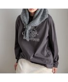 【ローリーズファーム/LOWRYS FARM】のプリントロゴTシャツLS チャコール18|ID: prp329100004810293 ipo3291000000035008215