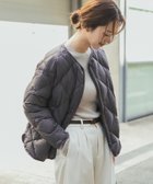 【アーバンリサーチ ドアーズ/URBAN RESEARCH DOORS】の『一部WEB限定カラー』ライトダウンキルトショートブルゾン CHARCOAL|ID: prp329100004810302 ipo3291000000035008326