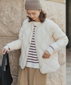 【アーバンリサーチ ドアーズ/URBAN RESEARCH DOORS】の『一部WEB限定カラー』ライトダウンキルトショートブルゾン IVORY|ID: prp329100004810302 ipo3291000000035008329