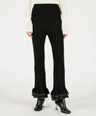【プランク プロジェクト/PRANK PROJECT】のフリルヘムニットパンツ 人気、トレンドファッション・服の通販 founy(ファニー) ファッション Fashion レディースファッション Fashion for Women パンツ Pants & Trousers おすすめ Recommended / Our Picks シルク Silk, 100% Silk フリル Frill, Ruffle thumbnail BLK|ID: prp329100004810321 ipo3291000000034914283