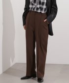 【エヌ ナチュラルビューティーベーシック/N.Natural Beauty basic】のウォームタッチセンターコバパンツ 人気、トレンドファッション・服の通販 founy(ファニー) ファッション Fashion レディースファッション Fashion for Women パンツ Pants & Trousers ストレート Straight, Straight Cut スニーカー Sneakers, Trainers センター Center, Center Line リラックス Relax, Relaxed Fit thumbnail ブラウン|ID: prp329100004810322 ipo3291000000034914298