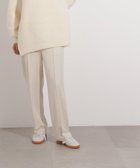 【エヌ ナチュラルビューティーベーシック/N.Natural Beauty basic】のウォームタッチセンターコバパンツ 人気、トレンドファッション・服の通販 founy(ファニー) ファッション Fashion レディースファッション Fashion for Women パンツ Pants & Trousers ストレート Straight, Straight Cut スニーカー Sneakers, Trainers センター Center, Center Line リラックス Relax, Relaxed Fit thumbnail ミルク1|ID: prp329100004810322 ipo3291000000034914300