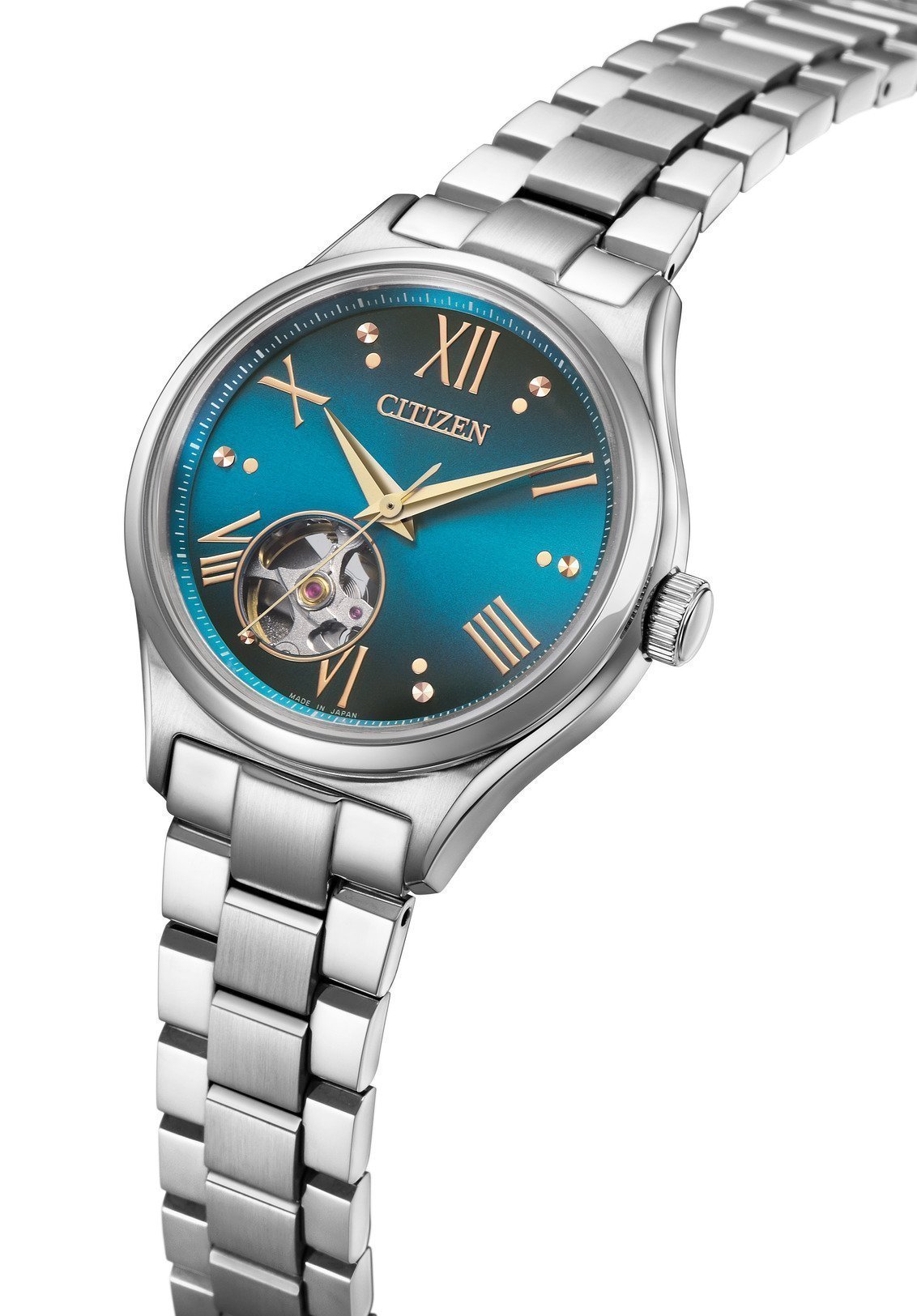 【シチズン/CITIZEN / MEN】のシチズンコレクション メカニカル CITIZEN COLLECTION PC1010-52L 限定モデル インテリア・キッズ・メンズ・レディースファッション・服の通販 founy(ファニー) ファッション Fashion メンズファッション Fashion for Men ガラス Glass, Glassware グラデーション Gradient, Ombre コレクション Collection, Seasonal Line ブルーグリーン|ID: prp329100004810330 ipo3291000000034914414