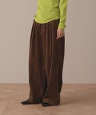 【ローリーズファーム/LOWRYS FARM】のコーデュロイワイドパンツ 人気、トレンドファッション・服の通販 founy(ファニー) ファッション Fashion レディースファッション Fashion for Women パンツ Pants & Trousers おすすめ Recommended / Our Picks コーデュロイ Corduroy, Cord Fabric ダブル Double, Double-Breasted ルーズ Loose, Oversized ワイド Wide, Wide Fit thumbnail ブラウン|ID: prp329100004810369 ipo3291000000034914781