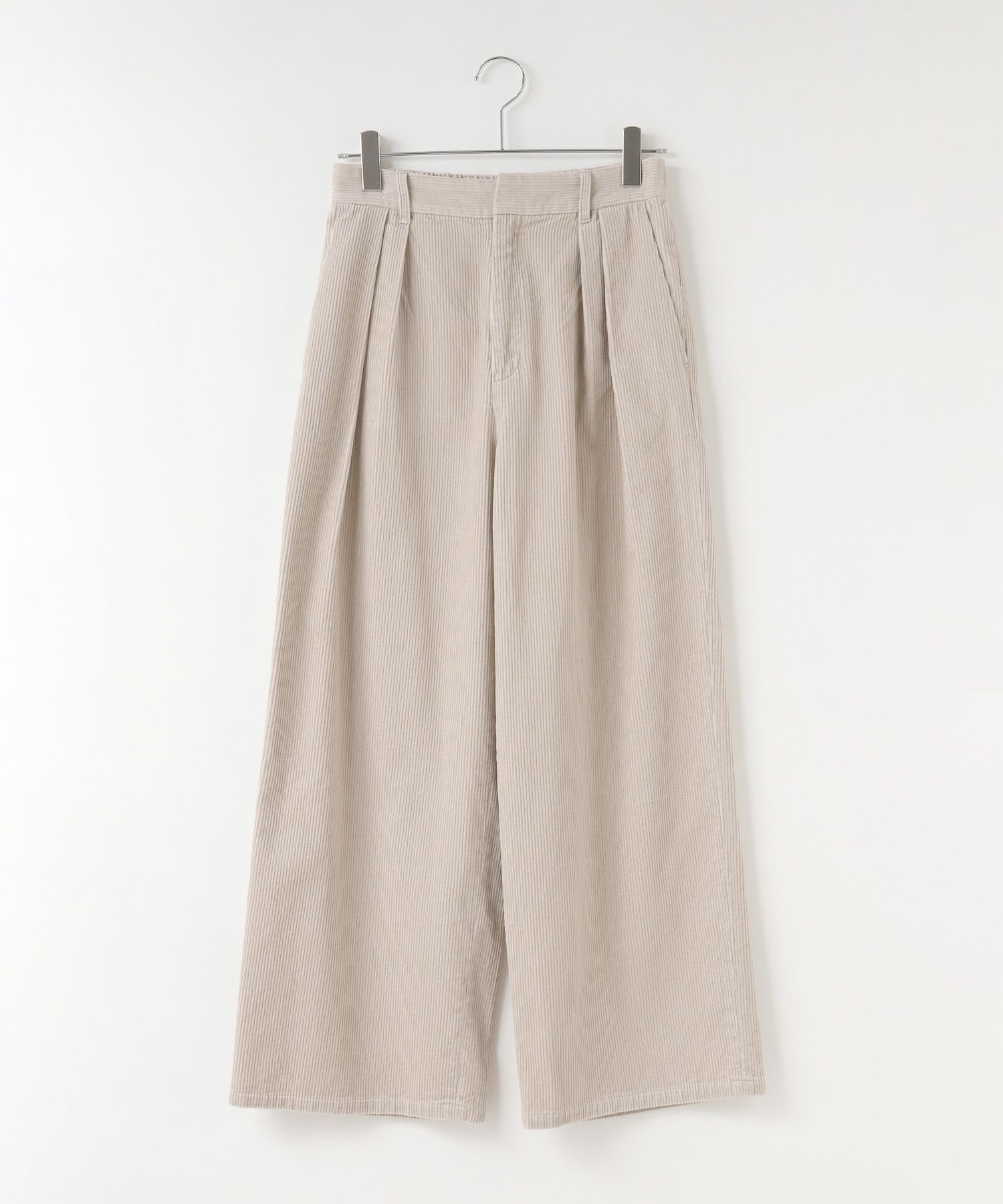 【ローリーズファーム/LOWRYS FARM】のコーデュロイワイドパンツ インテリア・キッズ・メンズ・レディースファッション・服の通販 founy(ファニー) ファッション Fashion レディースファッション Fashion for Women パンツ Pants & Trousers おすすめ Recommended / Our Picks コーデュロイ Corduroy, Cord Fabric ダブル Double, Double-Breasted ルーズ Loose, Oversized ワイド Wide, Wide Fit アイボリー|ID: prp329100004810369 ipo3291000000034914782