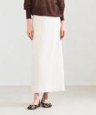 【デミルクス ビームス/Demi-Luxe BEAMS】のフリンジ Iライン スカート 人気、トレンドファッション・服の通販 founy(ファニー) ファッション Fashion レディースファッション Fashion for Women スカート Skirts カットソー Cut and Sewn Top スタイリッシュ Stylish, Fashionable ストレート Straight, Straight Cut フリンジ Fringe, Tassel フロント Front, Front Design ラップ Wrap, Wrap Design thumbnail IVORY|ID: prp329100004810392 ipo3291000000034915033