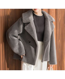 【ドロワット ロートレアモン/Droite Lautreamont】のボアボンディングPコート 人気、トレンドファッション・服の通販 founy(ファニー) ファッション Fashion レディースファッション Fashion for Women アウター Coat / Outerwear Collection コート・ロングコート・ピーコート Long Coats, Peacoats & More Pコート Pea Coats スタンド Stand Collar, Upright Stand トレンド Trend, Trending Now バランス Balance, Style Balance フェミニン Feminine, Girly フロント Front, Front Design ボンディング Bonding, Bonded Fabric 冬 Winter / This Winter A/W・秋冬 Autumn/Winter 2025年 2025 2025-2026秋冬・A/W Autumn/Winter 2025–26 AW25–26 |ID:prp329100004810397