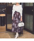 【スウィングル/Swingle】の【再入荷】フラワープリントフレアスカート ブラウン|ID: prp329100004810401 ipo3291000000034915196