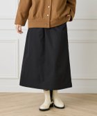 【イッツインターナショナル/I.T.'S. international】のメモリーツイルAラインスカート ブラック|ID: prp329100004810408 ipo3291000000034915261