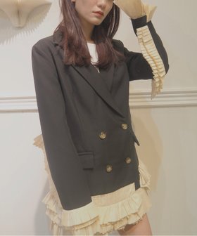 【ラ ポム プチ/LA POMME petit】のPrincess Lace Frill Jacket プリンセスレースフリルジャケット 人気、トレンドファッション・服の通販 founy(ファニー) ファッション Fashion レディースファッション Fashion for Women アウター Coat / Outerwear Collection レディースジャケット・軽アウター Jackets |ID:prp329100004810422