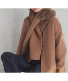 【ノエラ/Noela】のファーストール付きリバーミドルコート キャメル|ID: prp329100004810427 ipo3291000000035224958