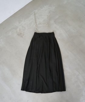 【ハレ/HARE】のマルチパールチェーンハーネスプリーツスカート 人気、トレンドファッション・服の通販 founy(ファニー) ファッション Fashion レディースファッション Fashion for Women スカート Skirts プリーツスカート / 上品フェミニンスタイル Pleated Skirts おすすめ Recommended / Our Picks アクセサリー Fashion Accessories ウェーブ Wavy Pattern ジャケット Jacket, Outerwear ストレート Straight, Straight Cut チェーン Chain, Chain Strap バランス Balance, Style Balance パール Pearl, Pearl Accent ビスチェ Bustier, Corset Top プリーツ Pleats, Pleated |ID:prp329100004810462