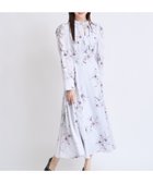 【ノエラ/Noela】の線描きフラワーワンピース サックス|ID: prp329100004810476 ipo3291000000034950170