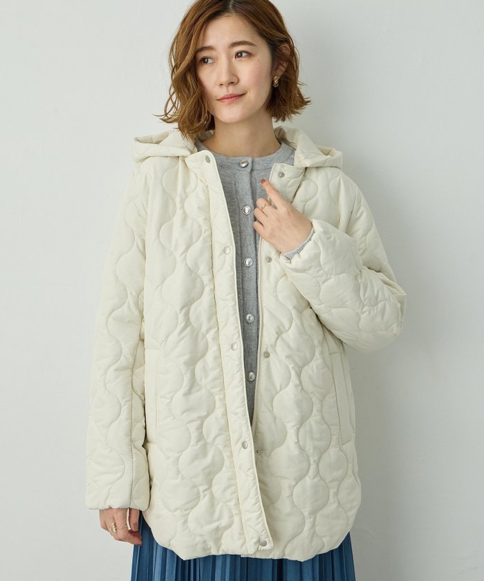 【プチ オンフルール/Petit Honfleur】の中綿ダウンコート インテリア・キッズ・メンズ・レディースファッション・服の通販 founy(ファニー) https://founy.com/ ファッション Fashion レディースファッション Fashion for Women アウター Coat / Outerwear Collection コート・ロングコート・ピーコート Long Coats, Peacoats & More ダウンジャケット・軽量ダウン Warm & Lightweight Down Jackets アウトドア Outdoor Clothing タフタ Taffeta, Structured Fabric ダウン Down, Puffer |ID: prp329100004810501 ipo3291000000034916227