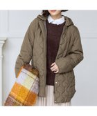 【プチ オンフルール/Petit Honfleur】の中綿ダウンコート カーキ|ID: prp329100004810501 ipo3291000000034916230