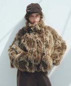 【ヘザー/Heather】のボリュームファーZIPブルゾン 人気、トレンドファッション・服の通販 founy(ファニー) ファッション Fashion レディースファッション Fashion for Women アウター Coat / Outerwear Collection ブルゾンジャケット・スポーティアウター Blouson Jackets おすすめ Recommended / Our Picks スタンド Stand Collar, Upright Stand ダブル Double, Double-Breasted バランス Balance, Style Balance ブルゾン Blouson, Bomber Jacket ミックス Mix, Mixed Style 冬 Winter / This Winter 防寒 Cold Protection, Winter-Ready thumbnail ブラウン|ID: prp329100004810504 ipo3291000000034916244